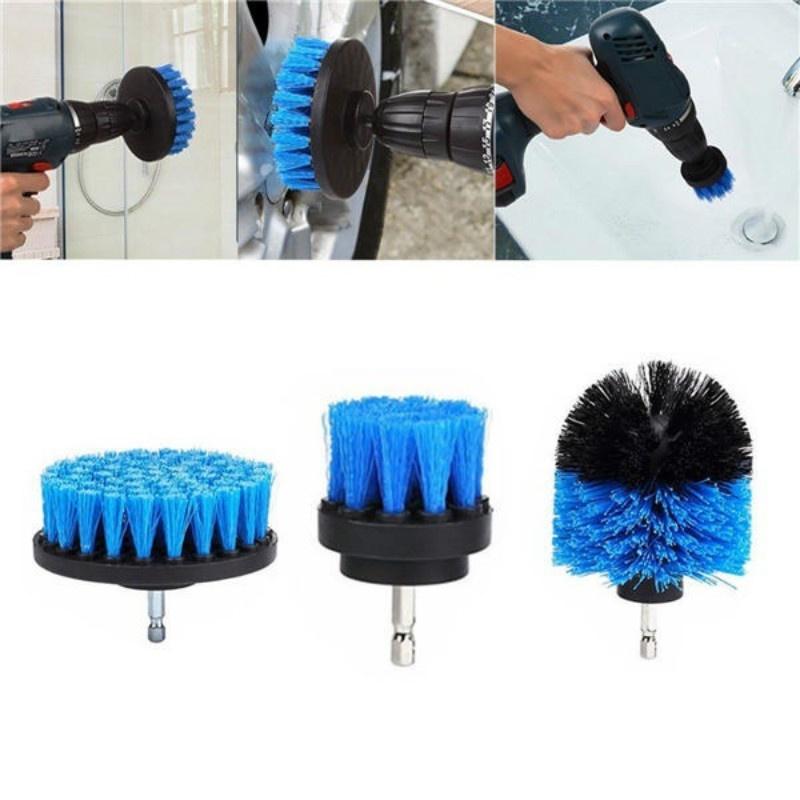 drill brush scrub attachment blue shower