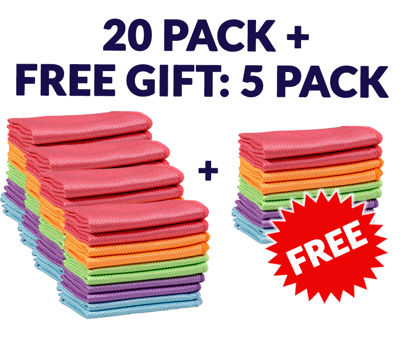 Microwave Cleaning Cloth Bundle