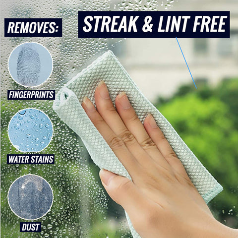 NanoScale™ Streak & Smear Free Miracle Cleaning Cloths - Reusable
