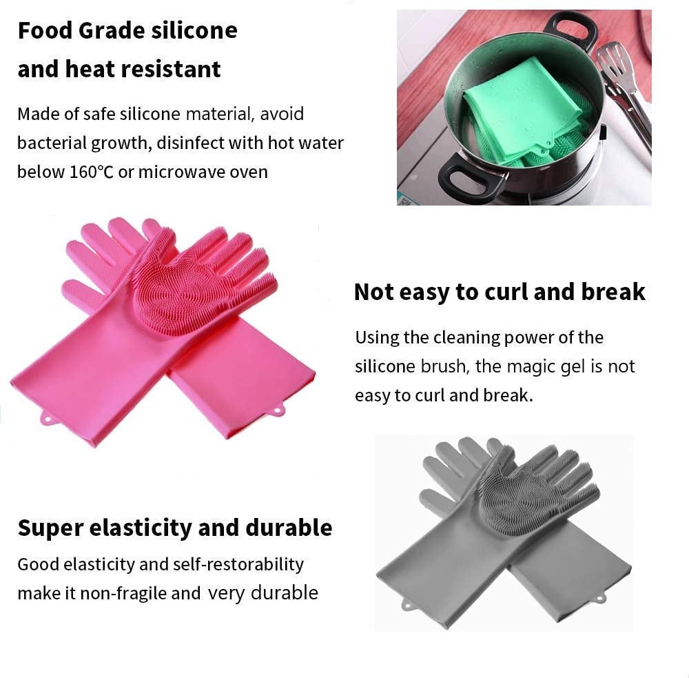Silicone Washing Gloves