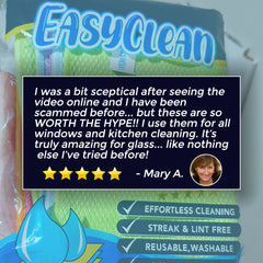 NanoScale™ Streak & Smear Free Miracle Cleaning Cloths - Reusable