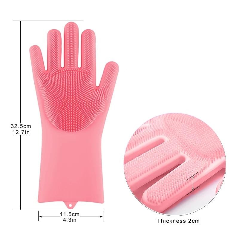 Silicone Washing Gloves