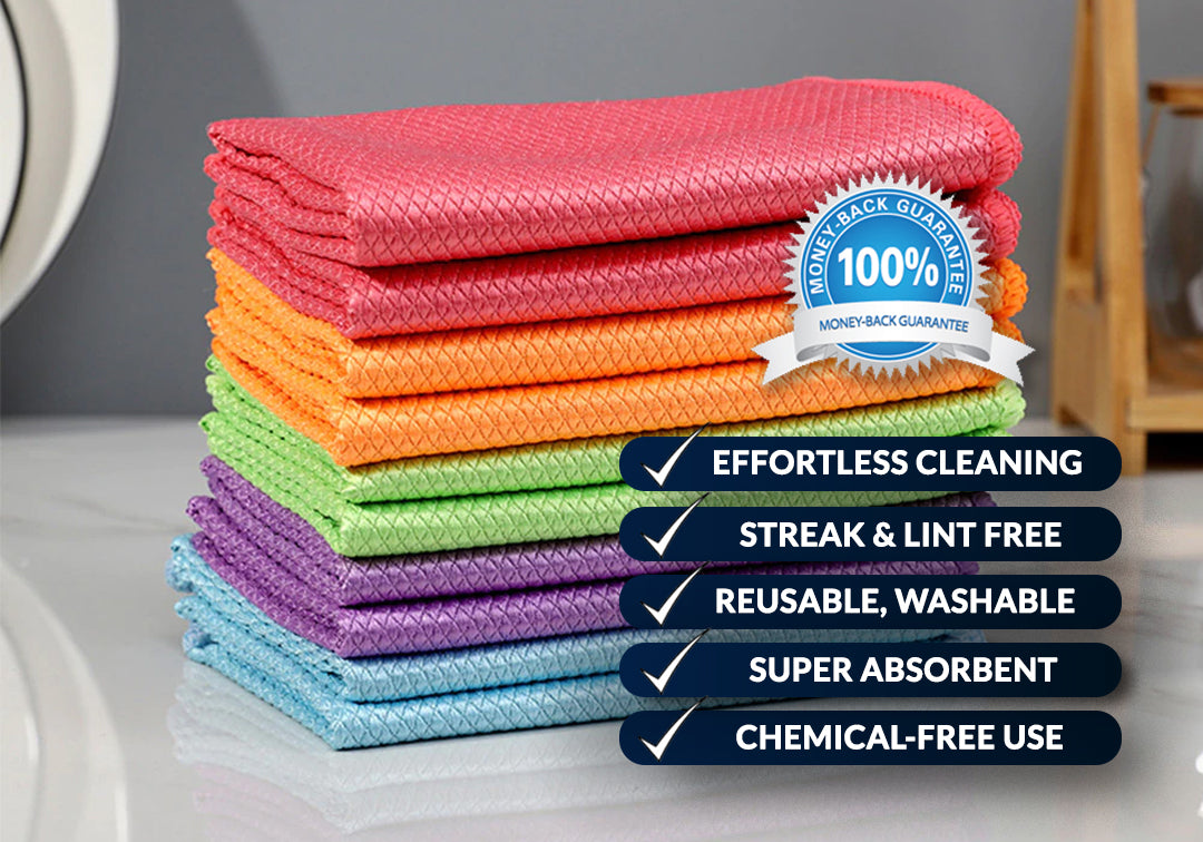 Microfiber Cleaning Cloth Set