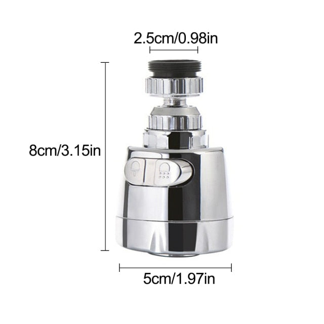 360 Rotatable Tap Nozzle - 2 Modes