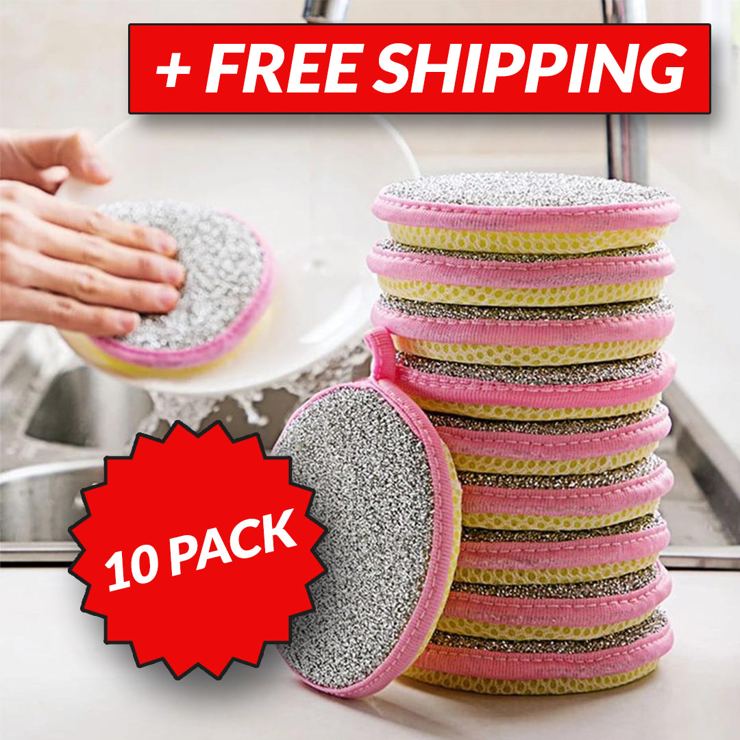 Double Sided Scrubbing Sponges